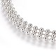 Stainless Steel Ball Chain Necklace Making(MAK-L019-01A-P)-2
