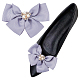 décorations de chaussures bowknot en polyester(FIND-WH0002-18B)-1