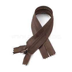 Garment Accessories, Nylon Zipper, Zip-fastener Components, Coconut Brown, 25x2.5cm(FIND-WH0006-25cm-299)