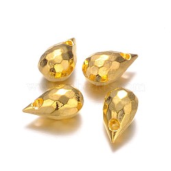 Alloy Teardrop Charms, Golden, 9x5x4mm, Hole: 1mm(PALLOY-L155-02G)