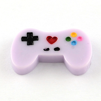 Resin Cabochons, Game Controller, Plum, 18x28.5~29x5mm
