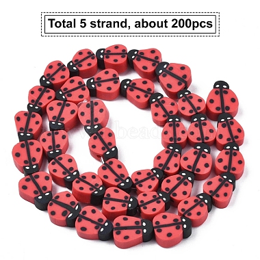 SUNNYCLUE 5 Strands Handmade Polymer Clay Beads(CLAY-SC0001-45B)-2