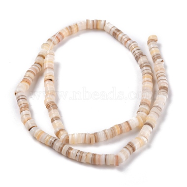 Perles en coquillage naturel(BSHE-B003-13A-01)-2