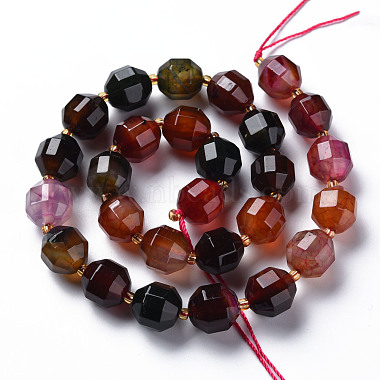 Natural Agate Beads Strands(G-T131-118A)-2