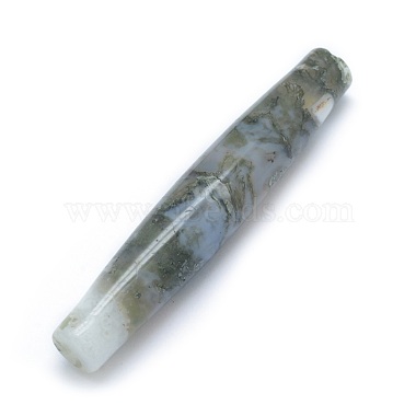 Natural Moss Agate Beads(G-P393-O20)-2