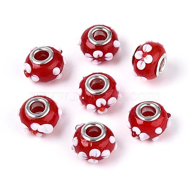 Handmade Lampwork European Beads(LAMP-Q029-03A)-1