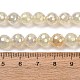 brins de perles d'agate naturelles galvanis&eacute;es(G-B191-A07-8mm-02)-5