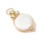 Natural White Shell Pendants(PALLOY-JF04839)-4