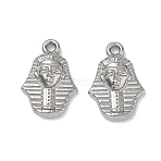 304 Stainless Steel Pendants, Pharaoh Charms, Stainless Steel Color, 16x11x3mm, Hole: 1.5mm(SA-CBAE5AC-22P)