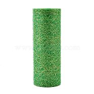Mesh Ribbon Roll, Spider Web Trim Ribbon Roll, for DIY Craft Gift Packaging, Home Party Wall Decoration, Green, 6 inch(15cm),  10yards/roll(OCOR-K004-B05)