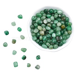 Natural Green Aventurine Bead Strands, Tumbled Stone, Nuggets, 5~7x5~7mm, Hole: 1mm, 15.7 inch(39.88cm), 4strands/box(G-AR0001-31)