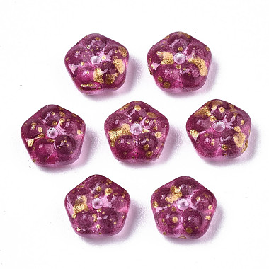 Camellia Flower Glass Beads