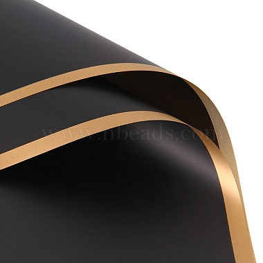 Black Plastic Gift Wrapping Paper
