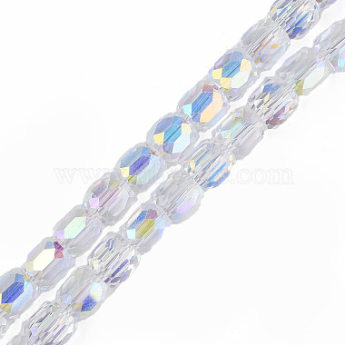 Clear AB Column Glass Beads