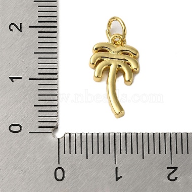 Placage de crémaillère en laiton micro pavé pendentifs en zircone cubique(KK-P279-09G)-3