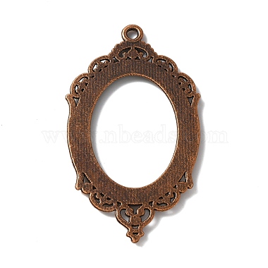 Zinc Alloy Pendant Cabochon Settings(FIND-WH050-70R)-2