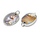 pendentifs naturels de coquillages blancs(SHEL-S278-073)-4