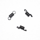 Iron Spring Bead Clamps for Beading Jewelry Making(FIND-WH0128-14B)-1