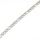 Tarnish Resistant Fashionable Matte 304 Stainless Steel Figaro Chain Necklaces for Men(X-STAS-A028-N017MP)-2