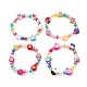 Transparent Acrylic Beads Stretch Kids Bracelets(BJEW-JB06326)-1