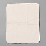Suede Fiber Glasses Cleaning Cloth, Rectangle, Antique White, 180x150x0.2mm(AJEW-WH0541-20B)