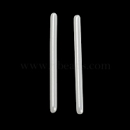 Hypoallergenic Bioceramics Zirconia Ceramic Straight Bar Stud Earrings, Piercing Post Earrings, No Fading and Nickel Free, WhiteSmoke, 13mm, Pin: 0.8mm(AJEW-Z014-05E)