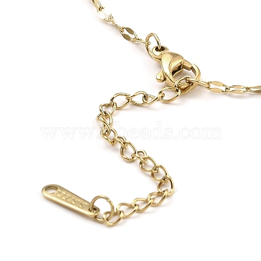 Butterfly Light Gold Brass Micro Pave Cubic Zirconia Pendant Necklaces(NJEW-E105-04KCG)-3