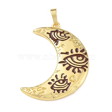 Brass Enamel Pendants(KK-A303-03G-03)-1