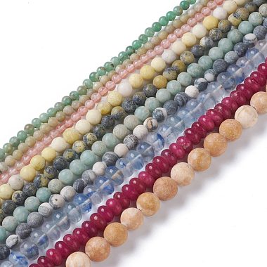 Natural Mixed Gemstone Beads Strands(G-H245-05)-2