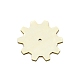 Gear Unfinish Wooden Pieces(WOOD-WH0025-11)-1