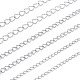 3M 3 Styles 304 Stainless Steel Curb Chains(CHS-TA0001-54)-2