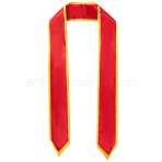 Satin Graduation Stole,  Graduation Sash, Red, 1500x111x1mm(AJEW-WH20070-003B-04)