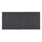 Cotton Hemp Microwave Dustproof Cover, Washing Machine Cover Cloth, Refrigerator Cover Towel, Tablecloths with Tassel, Rectangle, Tartan Pattern, 560x1320x1mm(AJEW-WH0250-83B)