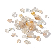 Natural Topaz Beads, No Hole/Undrilled, Chip, 8.5~26.5x7~14.5x6.5~12mm, about 2200pcs/1000g(G-I325-A02)