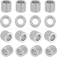 Unicraftale 30Pcs 304 Stainless Steel European Beads, Large Hole Beads, Column, Stainless Steel Color, 5x4.5mm, Hole: 3mm(STAS-UN0030-71)