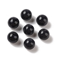 Synthetic Blue Goldstone No Hole Sphere Beads, Round, 10mm(G-K353-04A-26)