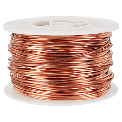 Copper Wire, Round, for Wire Wrapped Jewelry Making, Raw(Unplated), 16 Gauge, 1.3mm, about 147.64 Feet(45m)/Roll(CWIR-WH0008-04B-C)