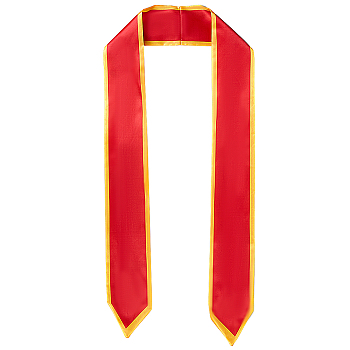 Satin Graduation Stole,  Graduation Sash, Red, 1500x111x1mm