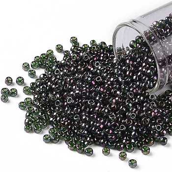 TOHO Round Seed Beads, Japanese Seed Beads, (326) Gold Luster Orion, 8/0, 3mm, Hole: 1mm, about 10000pcs/pound