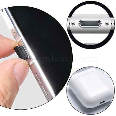 Silicone Mobile Anti-Dust Plugs(AJEW-SC0031-83B)-6