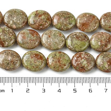 unakite naturelles brins de perles(G-K365-B08-03)-5