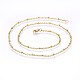 304 Stainless Steel Cable Chains Necklaces(X-NJEW-P223-02G)-1