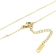 Brass Pave Cubic Zirconia Heart Clover Pendant Necklaces(NJEW-K276-01G-02)-2