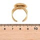 304 Stainless Steel Open Cuff Ring Components(STAS-F366-06E-G)-2