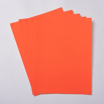 Colored A4 Copy Paper, Self-Adhesive Fluorescence Printing Paper, for DIY Art Craft, Rectangle, Red, 30x21x0.01cm