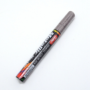 Epoxy Resin Drawing Pen, Metallic Markers Paints Pens, Graffiti Highlighter Signature Pen, Dark Gray, 14x1.5cm