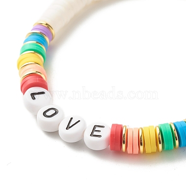 Love energy power bracelet extensible pour adolescente femmes(BJEW-JB07034-02)-4