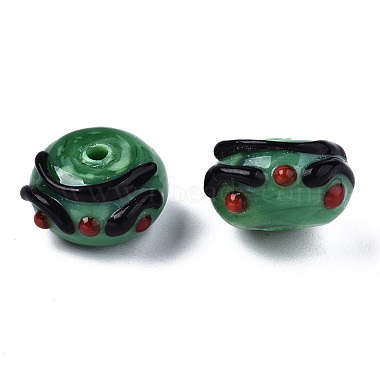 Handmade Bumpy Lampwork Beads(LAMP-S194-006C)-3