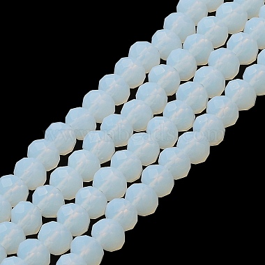 Brins de perles de verre de couleur unie imitation jade(EGLA-A034-J2mm-MD06)-2
