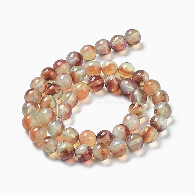Glass Round Beads Strands(X-GLAA-M044-01B)-4
